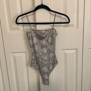 Windsor snake print bodysuit